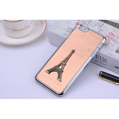 OEM 3D Metall Skal till Apple iPhone 6(S) Plus / 6S Plus - Eiffeltornet (RoseGold)