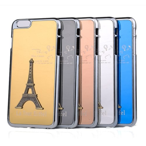 OEM 3D Metall Skal till Apple iPhone 6(S) Plus / 6S Plus - Eiffeltornet (RoseGold)