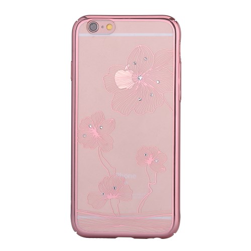 Comma Comma Skal med Swarovski-stenar till Apple iPhone 6(S) Plus - RoseGold