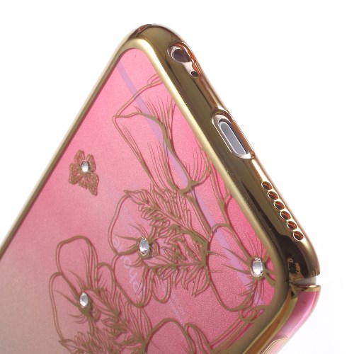 Crawford Crawford Skal med Swarovski-stenar till iPhone 6 / 6S - Flower & Butterfly
