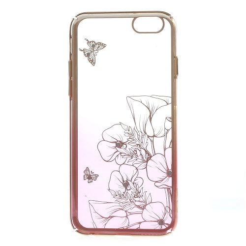 Crawford Crawford Skal med Swarovski-stenar till iPhone 6 / 6S - Flower & Butterfly