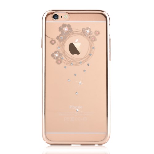 Devia Devia Skal med Swarovski-Stenar till Apple iPhone 6(S) Plus - Garland Guld