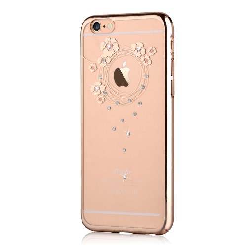 Devia Devia Skal med Swarovski-Stenar till Apple iPhone 6(S) Plus - Garland Guld