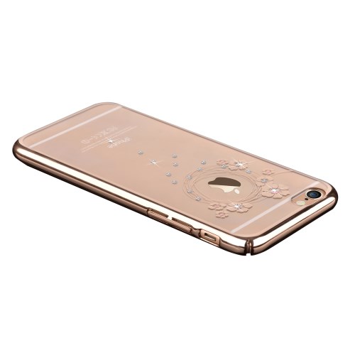 Devia Devia Skal med Swarovski-Stenar till Apple iPhone 6(S) Plus - Garland Guld