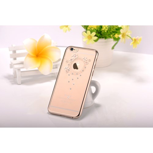 Devia Devia Skal med Swarovski-Stenar till Apple iPhone 6(S) Plus - Garland Guld