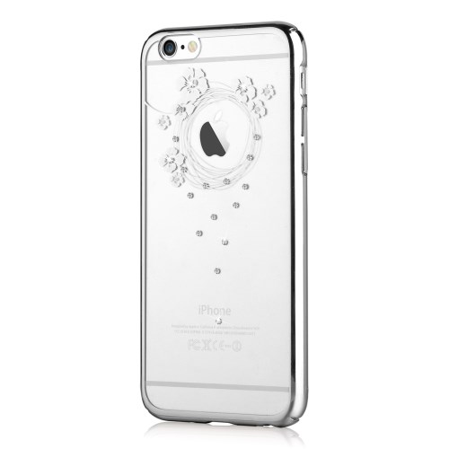Devia Devia Skal med Swarovski-Stenar till Apple iPhone 6(S) Plus - Garland Silver