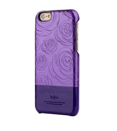 KajsaCases Kajsa 3D Rose Flower Skal till iPhone 6 / 6S - Lila