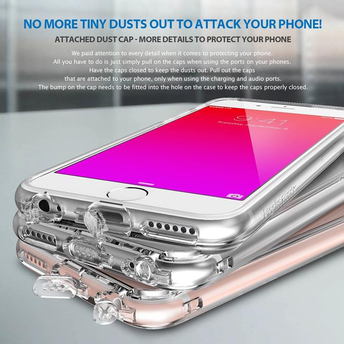 Rearth Ringke Fusion Shock Absorption Skal till Apple iPhone 6(S) Plus / 6S Plus - Rose