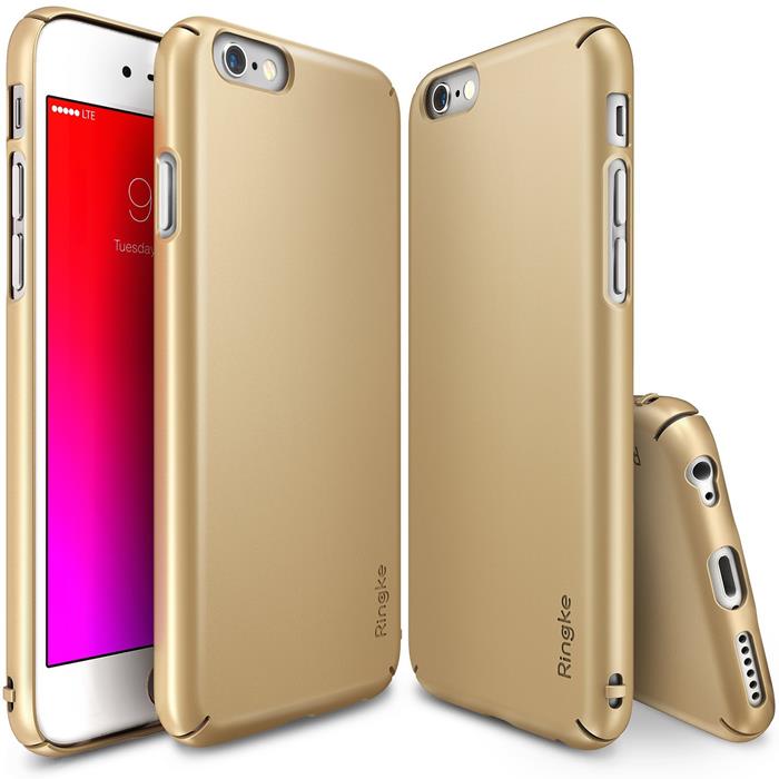 Rearth Ringke Slim Dual Coated Skal till Apple iPhone 6/6S - Gold