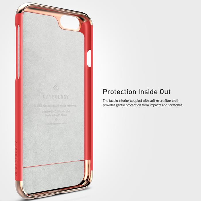 Caseology Caseology Savoy Skal till Apple iPhone 6 / 6S (Magenta - Rose Gold)