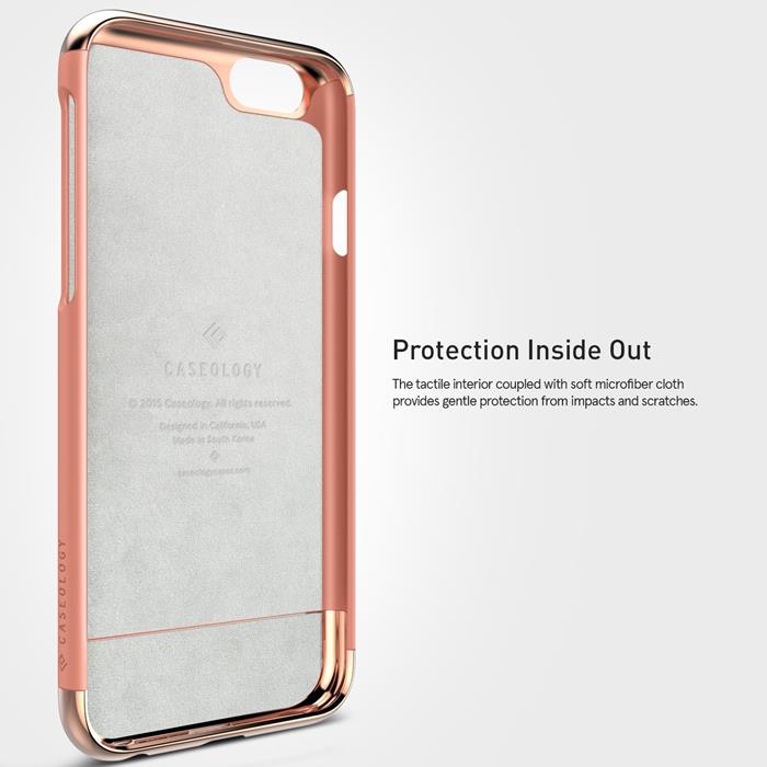 Caseology Caseology Savoy Skal till Apple iPhone 6 / 6S (Rosa - Rose Gold)