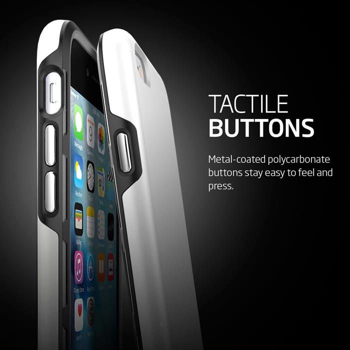 Spigen Spigen Thin Fit Hybrid Skal till Apple iPhone 6(S) Plus - Vit