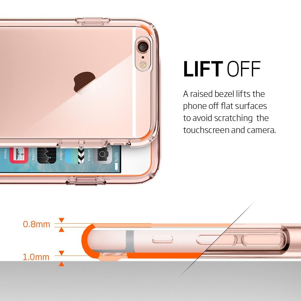Spigen Spigen Ultra Hybrid Skal till iPhone 6S Plus - RoseGold