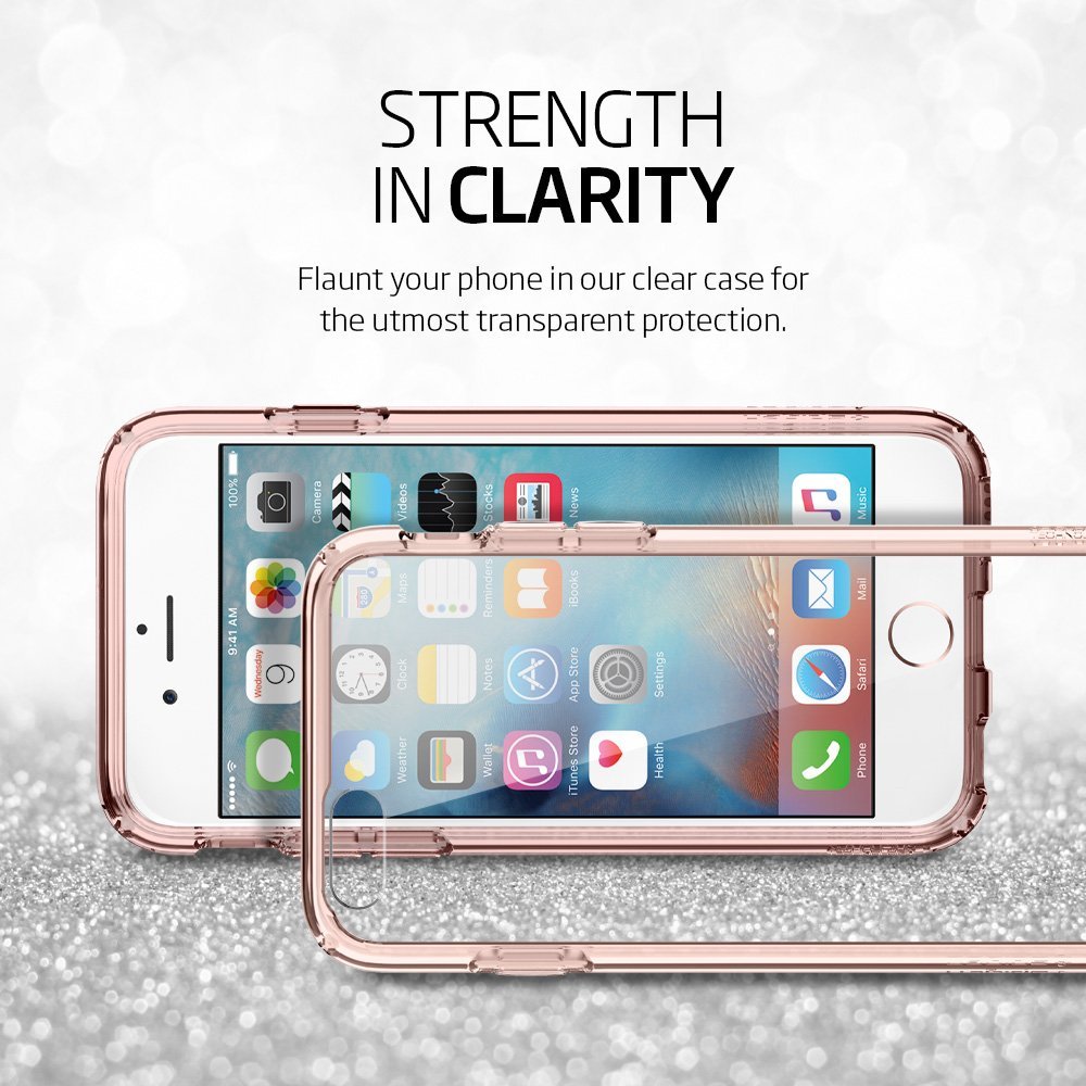 Spigen Spigen Ultra Hybrid Skal till iPhone 6S Plus - RoseGold