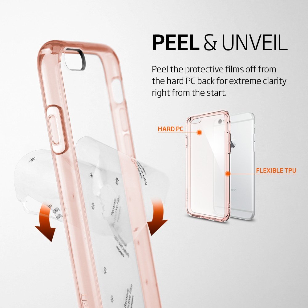 Spigen Spigen Ultra Hybrid Skal till iPhone 6S Plus - RoseGold