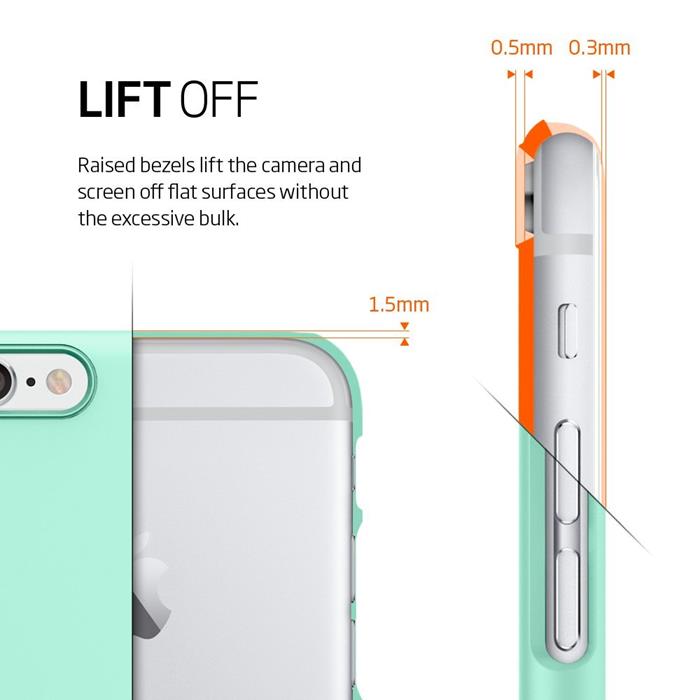 Spigen SPIGEN Ultra Thin Fit Skal till Apple iPhone 6/6S - Mint