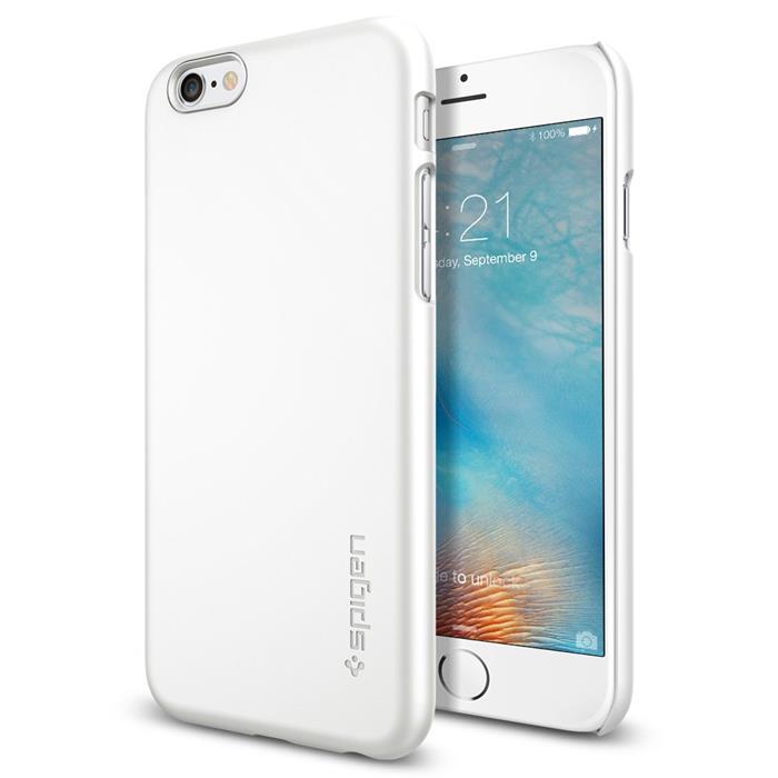 OEM SPIGEN Ultra Thin Fit Skal till Apple iPhone 6/6S (Vit)