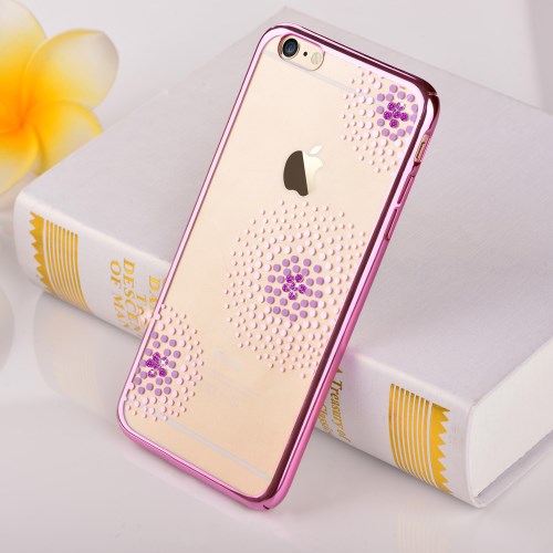 Vouni Vouni Kristall Sun flower Skal till iPhone 6 / 6S - Rosa