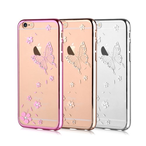 Vouni Vouni Kristall Skal till iPhone 6 / 6S - Magenta