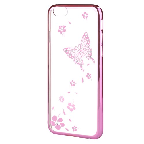 Vouni Vouni Kristall Skal till iPhone 6 / 6S - Magenta