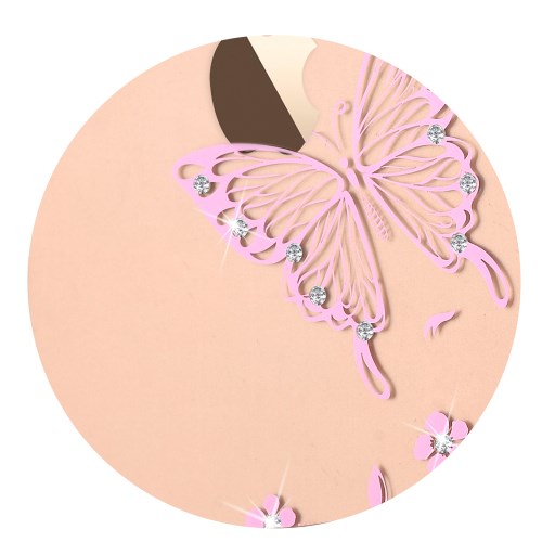 Vouni Vouni Kristall Skal till iPhone 6 / 6S - Magenta