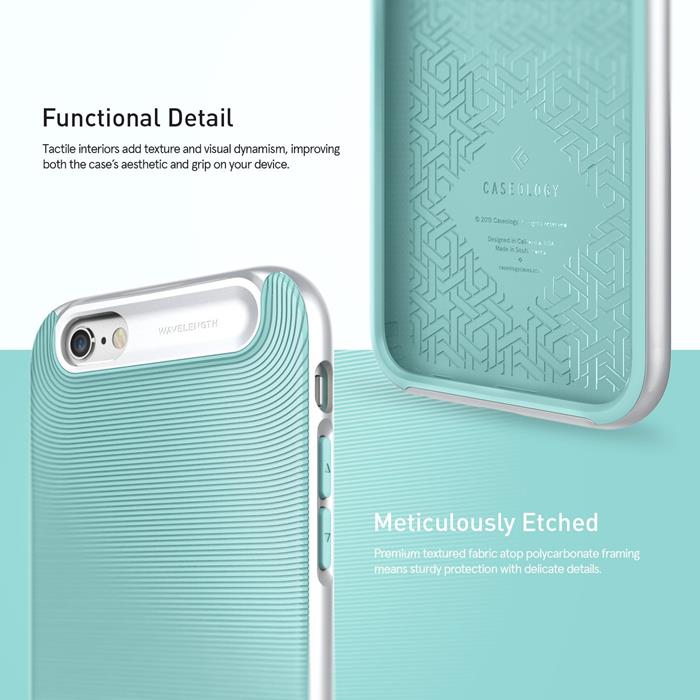Caseology Caseology Wavelength Skal till Apple iPhone 6 / 6S - Mint