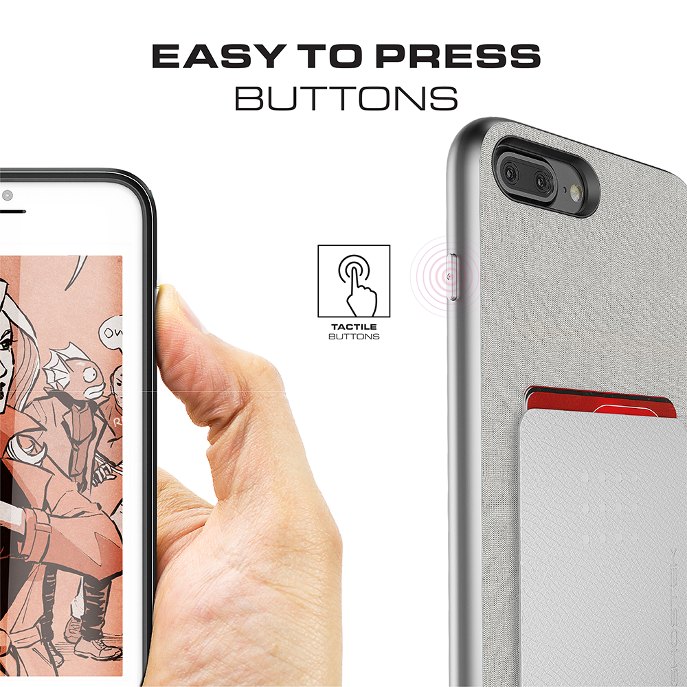 Ghostek Ghostek Exec 2 Skal till iPhone 8 Plus / 7 Plus - Rosa