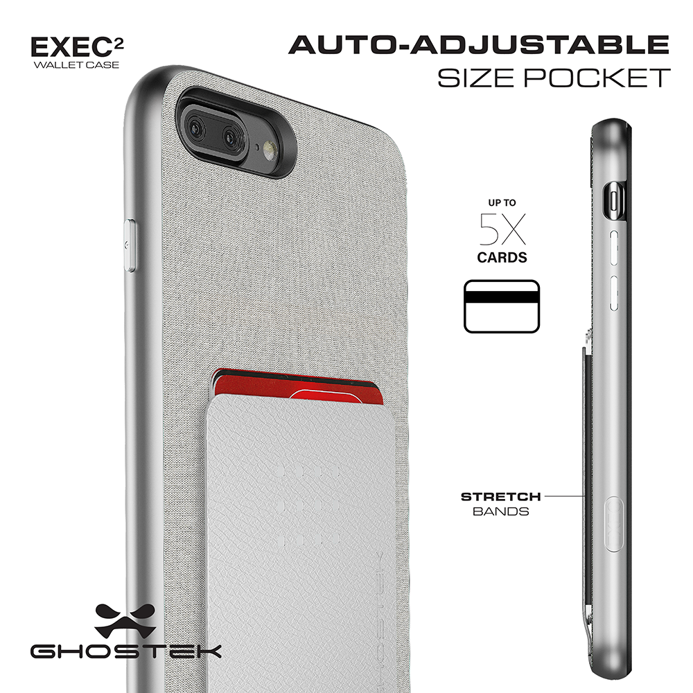 Ghostek Ghostek Exec 2 Skal till iPhone 8 Plus / 7 Plus - Rosa