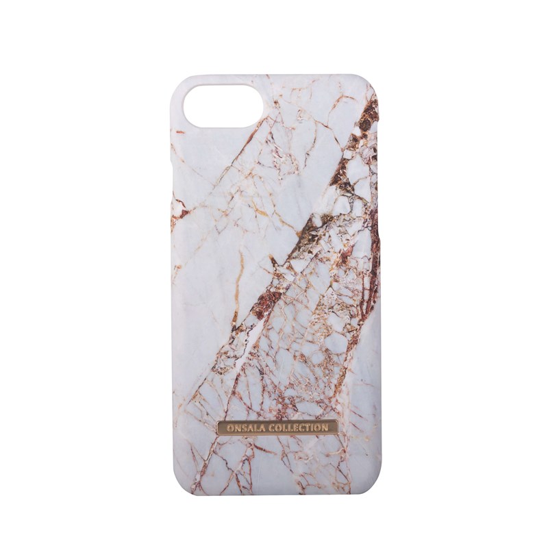 Onsala Onsala Collection mobilskal till iPhone 6/7/8/SE 2020 - White Rhino Marble