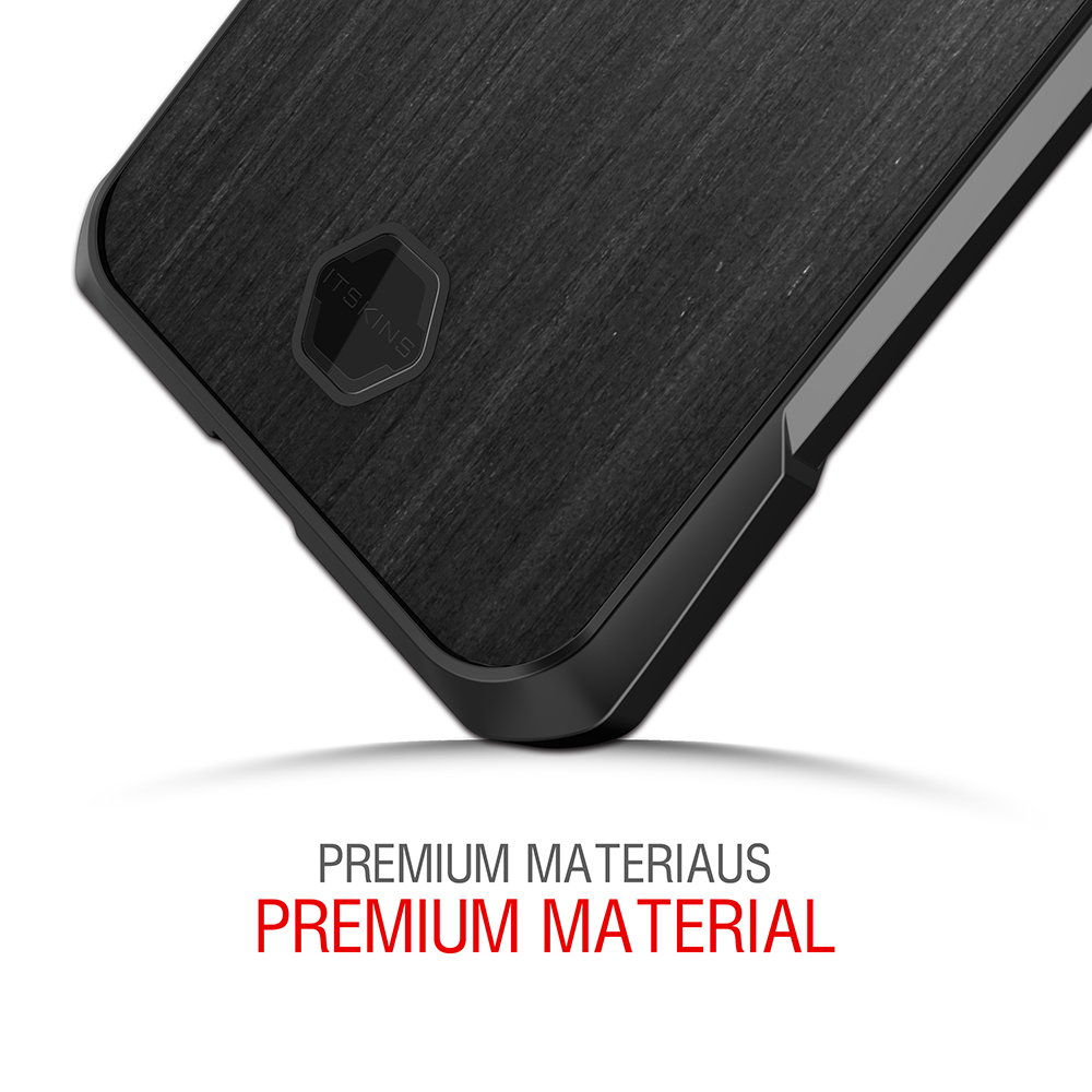 ItSkins Itskins Atom DLX Skal till iPhone XS / X - Wood Svart