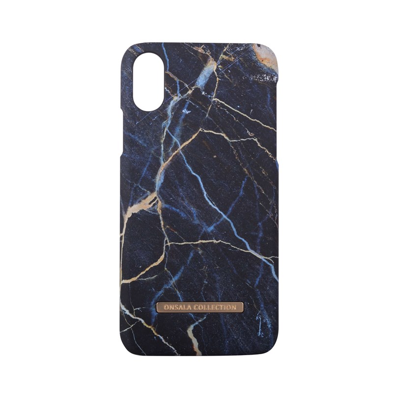 Onsala Collection Onsala Collection mobilskal till iPhone XS / X - Black Galaxy Marble