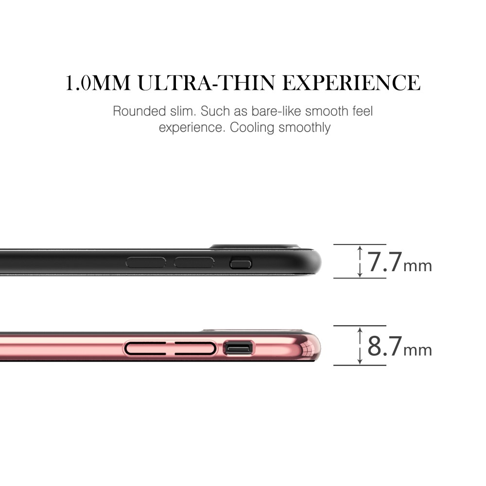 Kingxbar Kingxbar Skal Med Swarovski Stenar till iPhone XS / X - Flower Hairpin