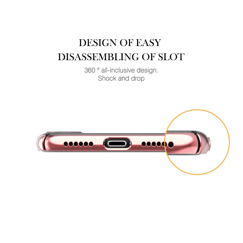 Kingxbar Kingxbar Skal Med Swarovski Stenar till iPhone XS / X - Flower Hairpin