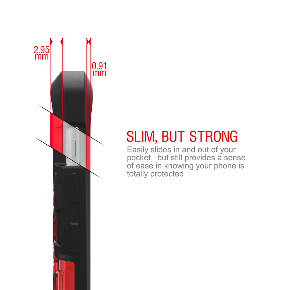 ItSkins Itskins Octane Skal till iPhone XS / X - Röd