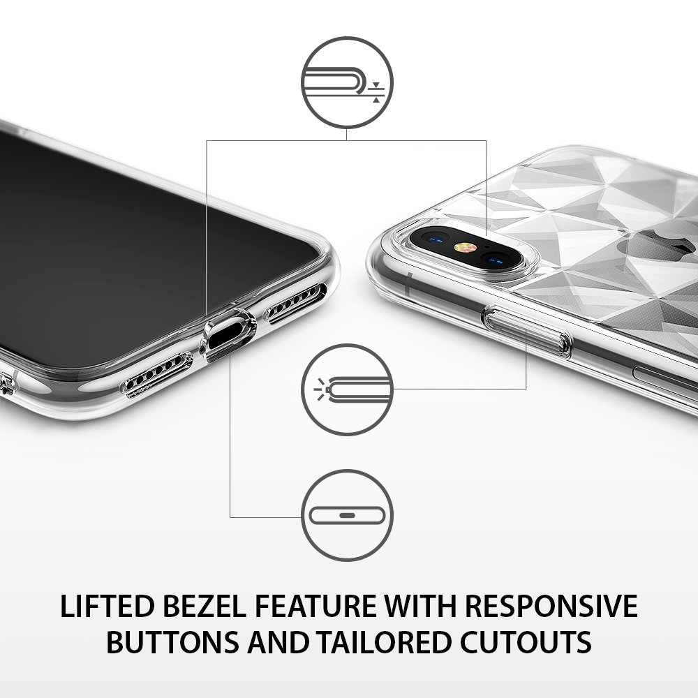 Rearth Ringke Air Prism Skal till Apple iPhone XS / X - Clear