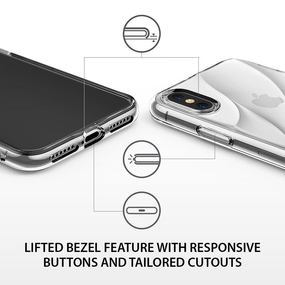 Rearth Ringke Flow Skal till Apple iPhone XS / X - Clear