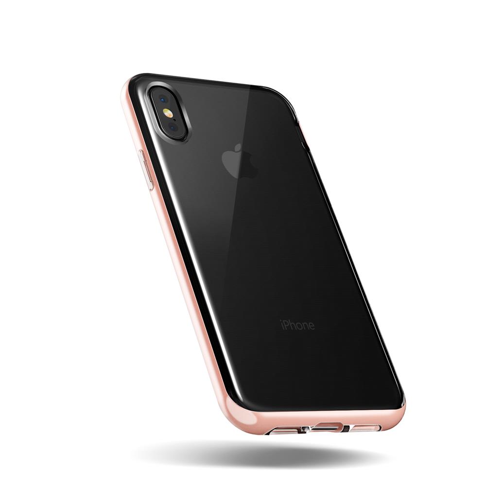 VERUS Verus Crystal Bumper Skal till Apple iPhone XS / X - Rose Gold