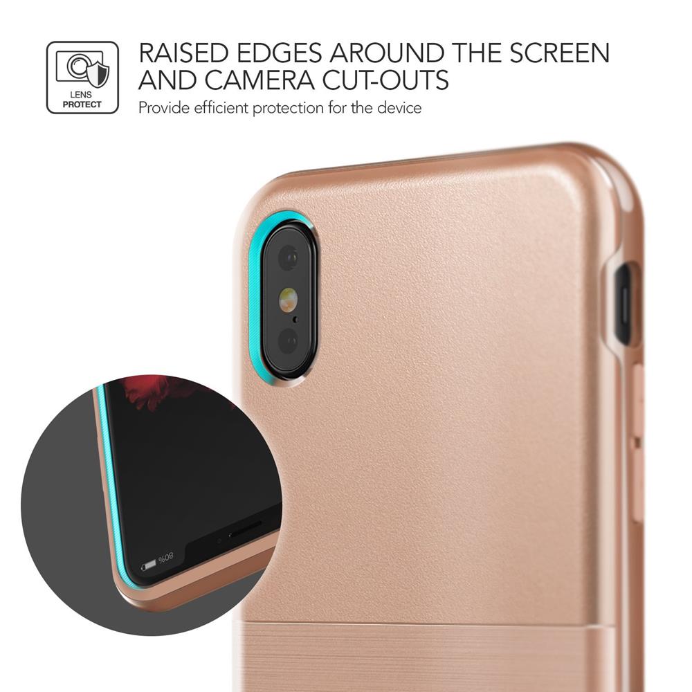 VERUS Verus High Pro Shield Skal till Apple iPhone XS / X - Blush Gold