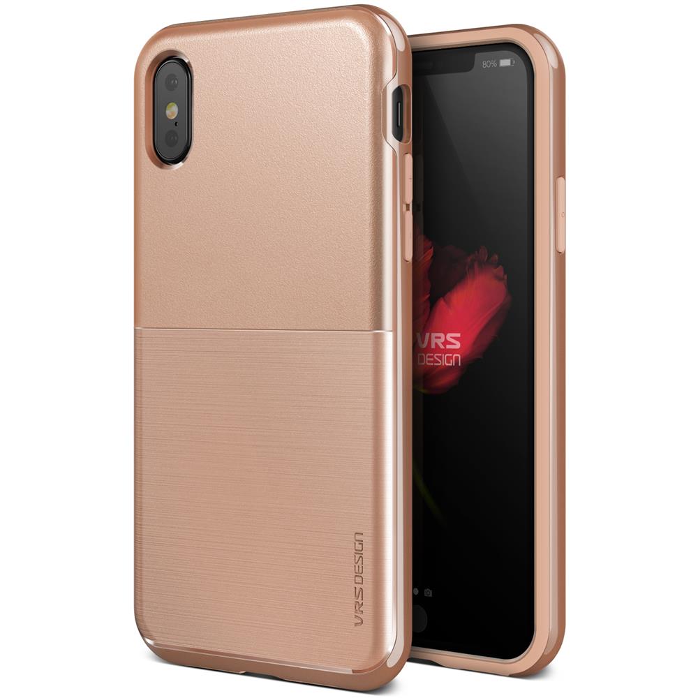 VERUS Verus High Pro Shield Skal till Apple iPhone XS / X - Blush Gold