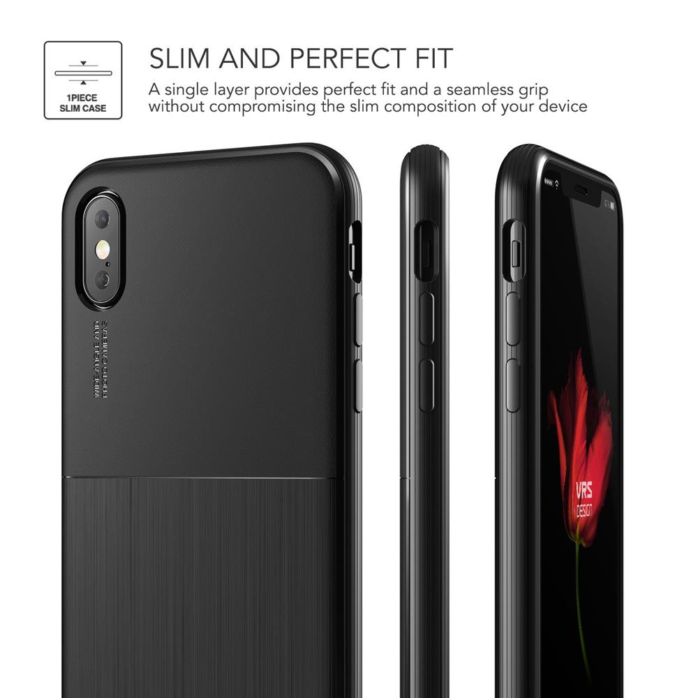 VERUS Verus Skin Fit Skal till Apple iPhone XS / X - Svart