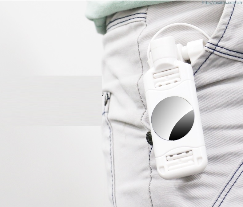 ROCK USAMS Lightning Mirror Selfiestick wire control - Svart