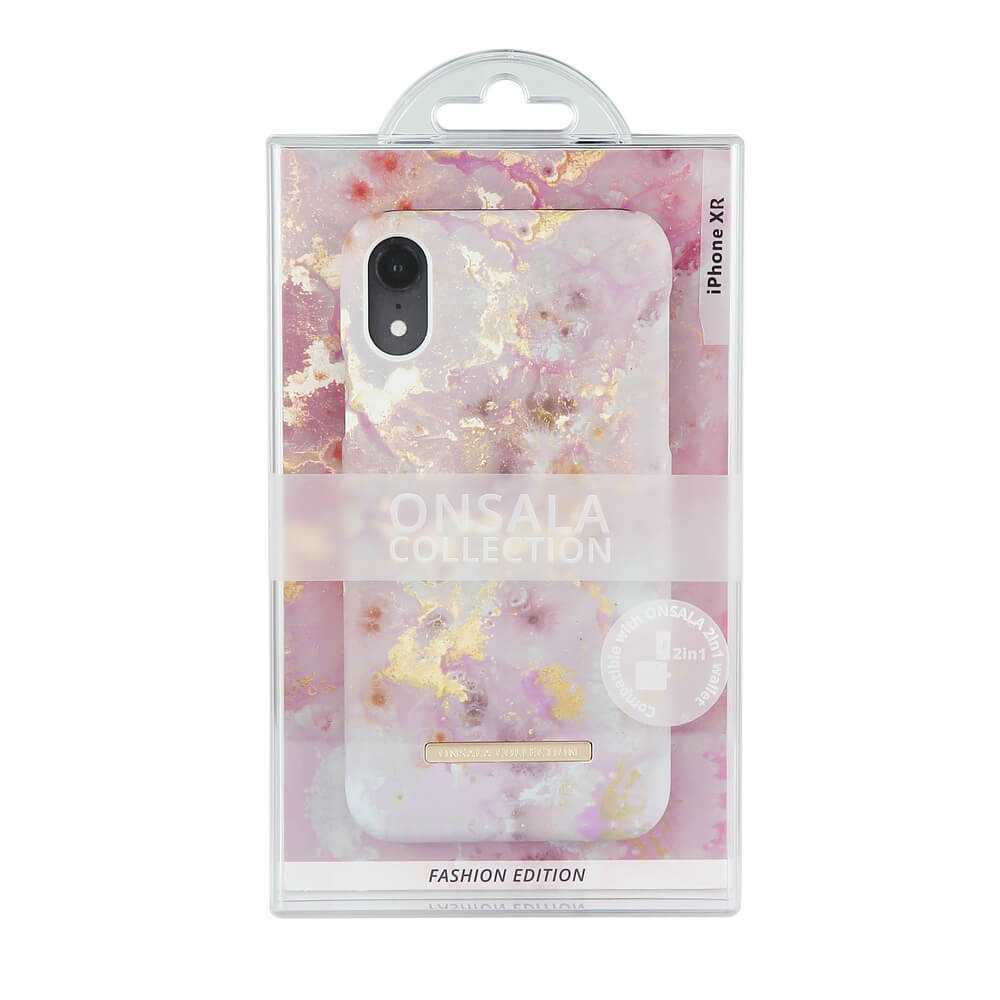 Onsala Collection Onsala Collection mobilskal till iPhone XR - Soft RoseGold Marble