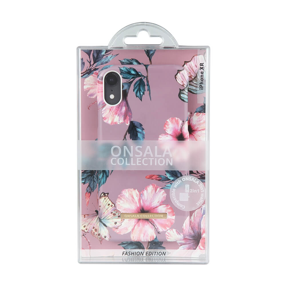 Onsala Onsala Collection mobilskal till iPhone XR - Shine Dusty Pink viol