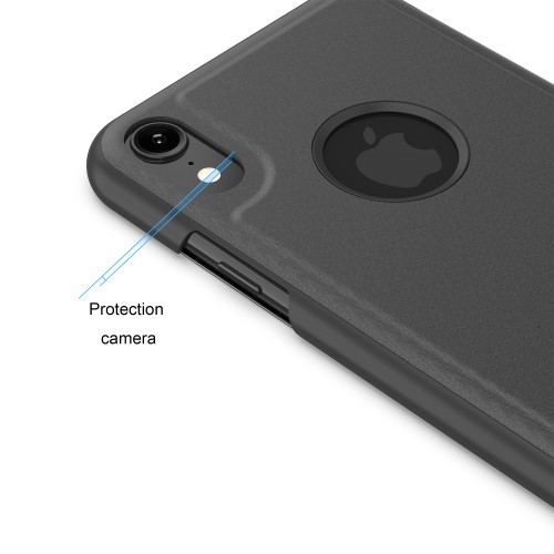 OEM Electroplating Mirror View Fodral till iPhone XS MAX - Vit