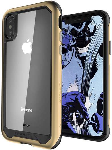 Ghostek Ghostek Atmoic Slim Skal till Apple iPhone XS Max - Gold