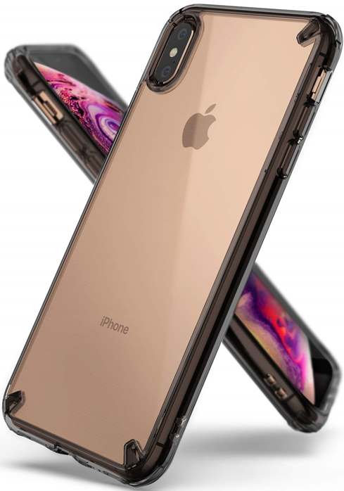 Rearth Ringke Fusion Shock Absorption Skal till iPhone XS Max - Grå