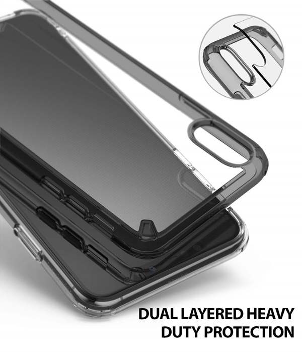 Rearth Ringke Fusion Shock Absorption Skal till iPhone XS Max - Grå