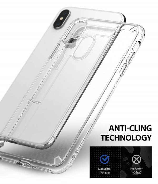 Rearth Ringke Fusion Shock Absorption Skal till iPhone XS Max - Clear