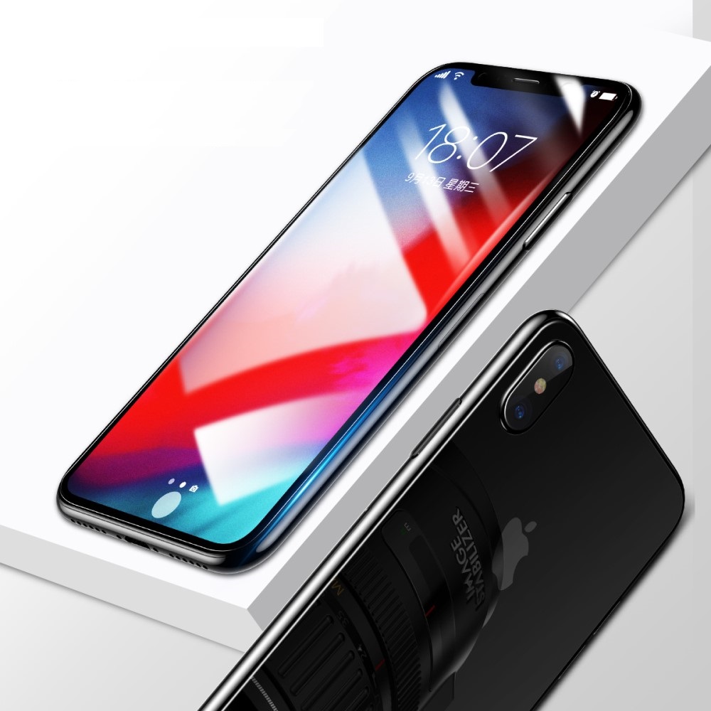BASEUS Baseus Härdat Glas Skärmskydd till iPhone XS MAX (Front + Back)