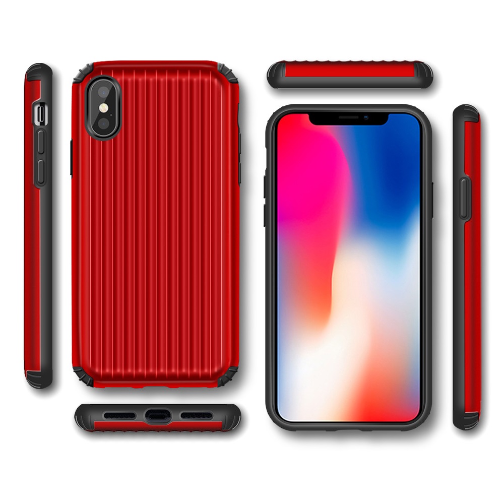 OEM Hybrid Armor Skal till Apple iPhone X/Xs - Röd